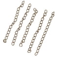 thumbnail image 2 of 100 piezas de cadenas extensoras de de collar de metal negro / plateado / dorado / bronce Salvador Cadena extensible, 2 of 10