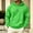 Green, variant on Mens Hoodies Streetwear Relaxed Fit Hoodie with Pockets Casual Loose Lightweight Hoodie for City Walk