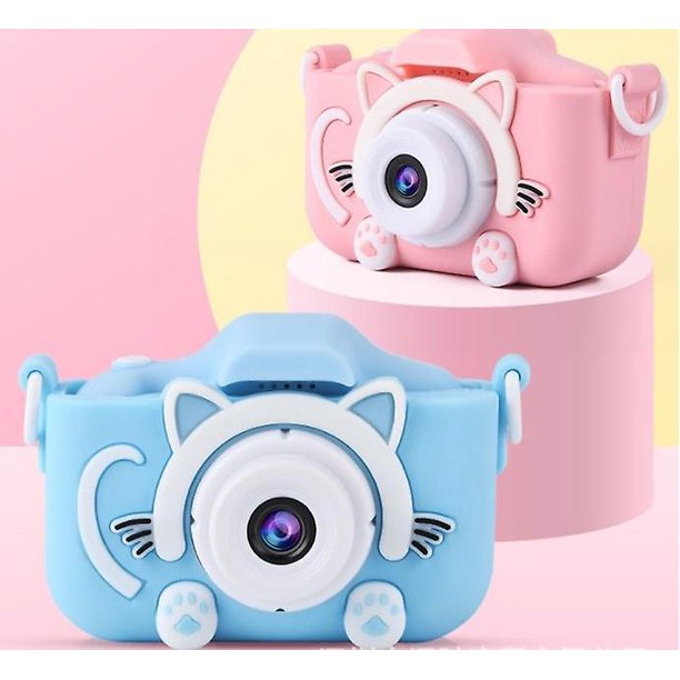 Cámara para ni?os, 1080p 20mp 2.0 pulgadas Lente dual Mini cámara digital para ni?os Videocámara HD recargable con tarjeta SD de 32 gb y función de video y juego de fotos, Fo LingWen 8390614182356