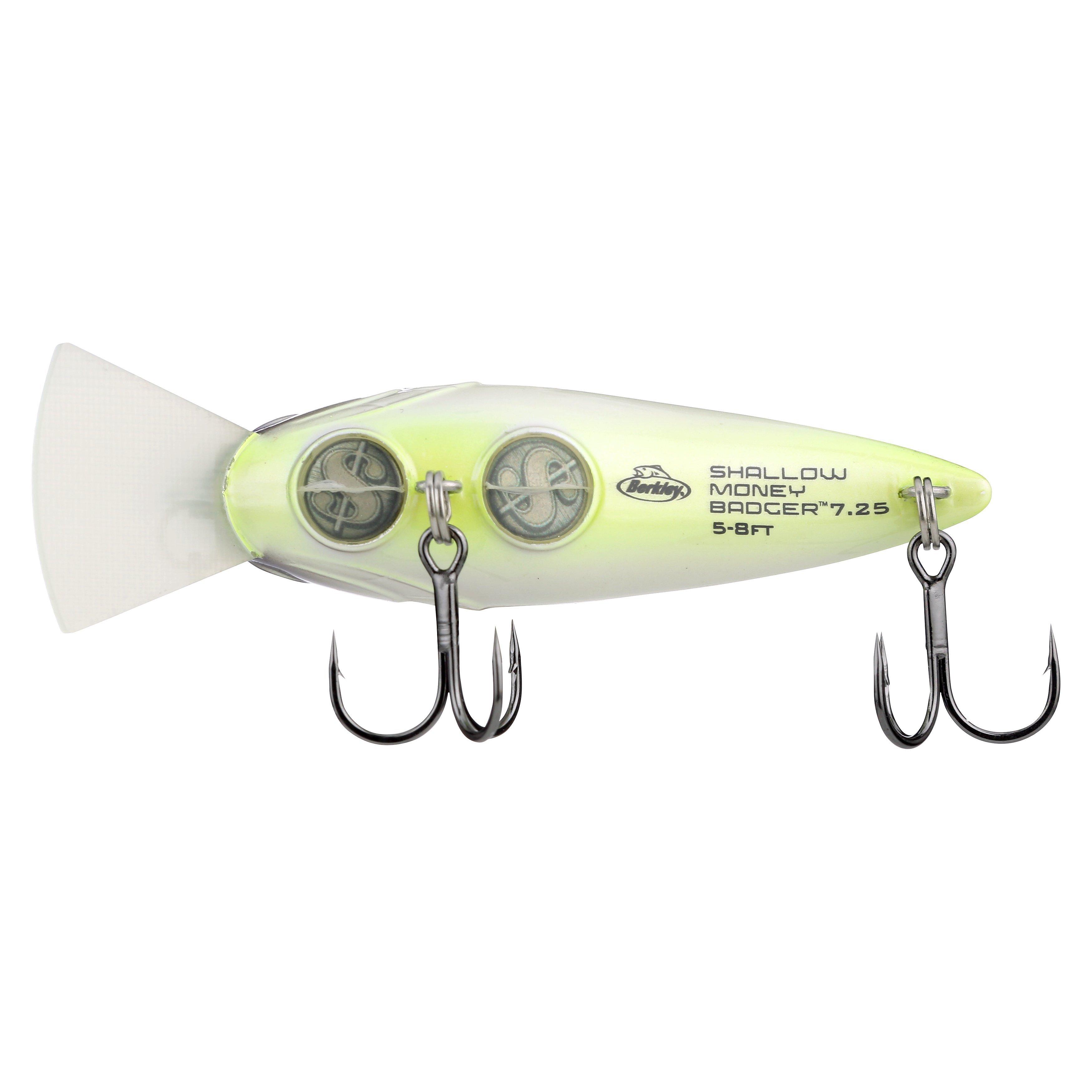 Shallow Money Badger Fishing Crankbait, 2.75 in, Purple Glimmer