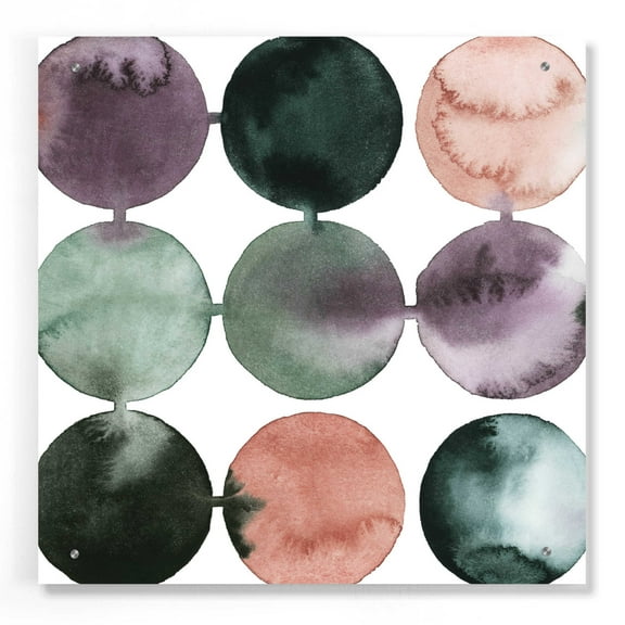 Epic Art 'Seafoam Fizz II' by Grace Popp, Acrylic Wall Glass, 24"x24"