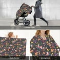 thumbnail image 6 of Car Seat Cover Baby - Mushrooms Snails Butterflies Breathable Infant Car Seat Cover for Baby Carseat, Lightweight Comfort Baby Essentials Must Haves Newborn Stuff for Girl Boy, 6 of 7