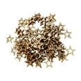 thumbnail image 4 of 125x Hollow Star Wooden Craft Cardmaking Embellishments, 4 of 9