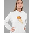 thumbnail image 2 of Jellyfish Watercolor Art  Hoodie Women -Image by Shutterstock, Female Medium, 2 of 4