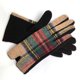 thumbnail image 2 of Guantes cálidos de moda a cuadros simétricos de lana escocesa para otoño e invierno, guantes de montar para mujer a prueba de frío, 2 of 6