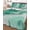 Teal, variant on Twin Quilt Bedding Set, Green Marble Reversible Summer Quilt 3 Pieces, Summer Ocean Wave Green Ombre Lightweight Bedspreads Coverlets with 2 Pillow Shams for All Seasons