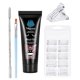 thumbnail image 1 of Kit Completo de Gel para Uñas BEMT79 con Moldes, Lima y Pincel - 15g Gel de Construcción Rápida, Clip Transparente, 100 Moldes para Extensión de Uñas, Ideal para Manicura Profesional en Casa, 1 of 5
