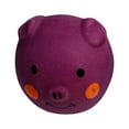thumbnail image 4 of 1Pack Dog Balls with Funny Piggy Face for Puppy Small Medium Pet Dog Soft Latex Squeaky Dog Toys For Small Dogs Breed Latex Squeaky Dog Balls Pig Dog Toy Balls For Chew Purple, 4 of 9