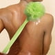 thumbnail image 4 of Moyic Bola de cepillo para ducha, de espalda, mango largo, cuerpo colgante para baño, depurador multifunción, suministros para fregar Juegos de accesorios de baño Rosa, 4 of 6