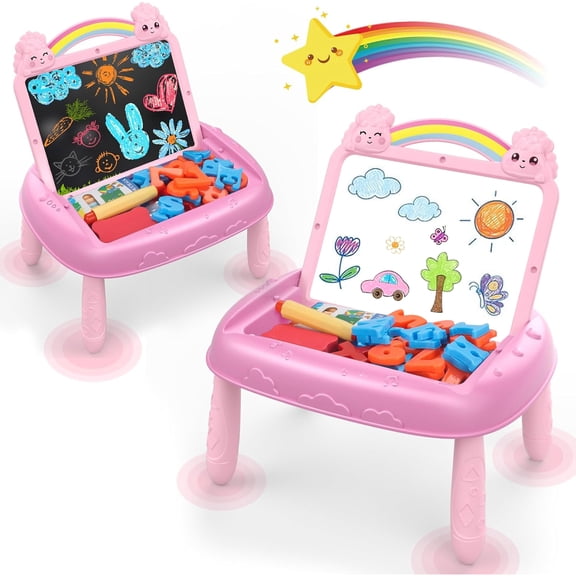 Learning Toys for 2-4 Years Old Boys Girls, Educational Toddlers Toys for 2 3 4 Year Old Boys Girls, Drawing Board for Toddlers 2-4, Gifts for 2-4 Year Old Boys Girls