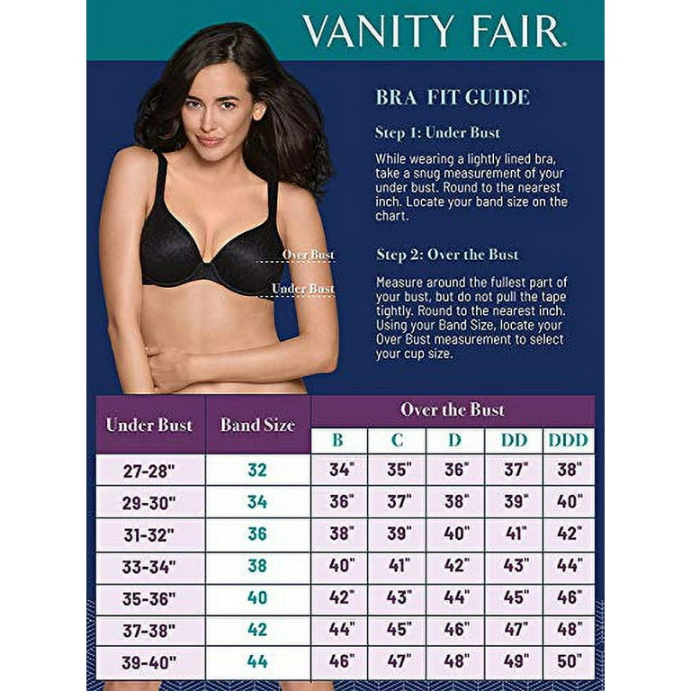 Vanity Fair Body Shine Full Coverage Underwire Contour Bra – 75298
