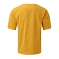 thumbnail image 6 of JTieacloth Mens Pocket T Shirts Multiple Pack Mens Summer Fashion Casual Linen Slub Solid Color V Neck Short Sleeve T Shirt, 6 of 6