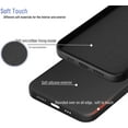 thumbnail image 3 of Case for iPhone 13 Pro Max, iPhone 13 Pro Max Phone Case with HD Clear Tempered Glass Screen Protector, Soft Slim Silicone Case Compatible with iPhone 13 Pro Max 6.7 inches, Black, 3 of 10