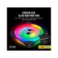 thumbnail image 3 of CORSAIR QL Series, iCUE QL140 RGB, 140mm RGB LED Fan, Dual Pack with Lighting Node CORE, CO-9050100-WW/RF, 3 of 3