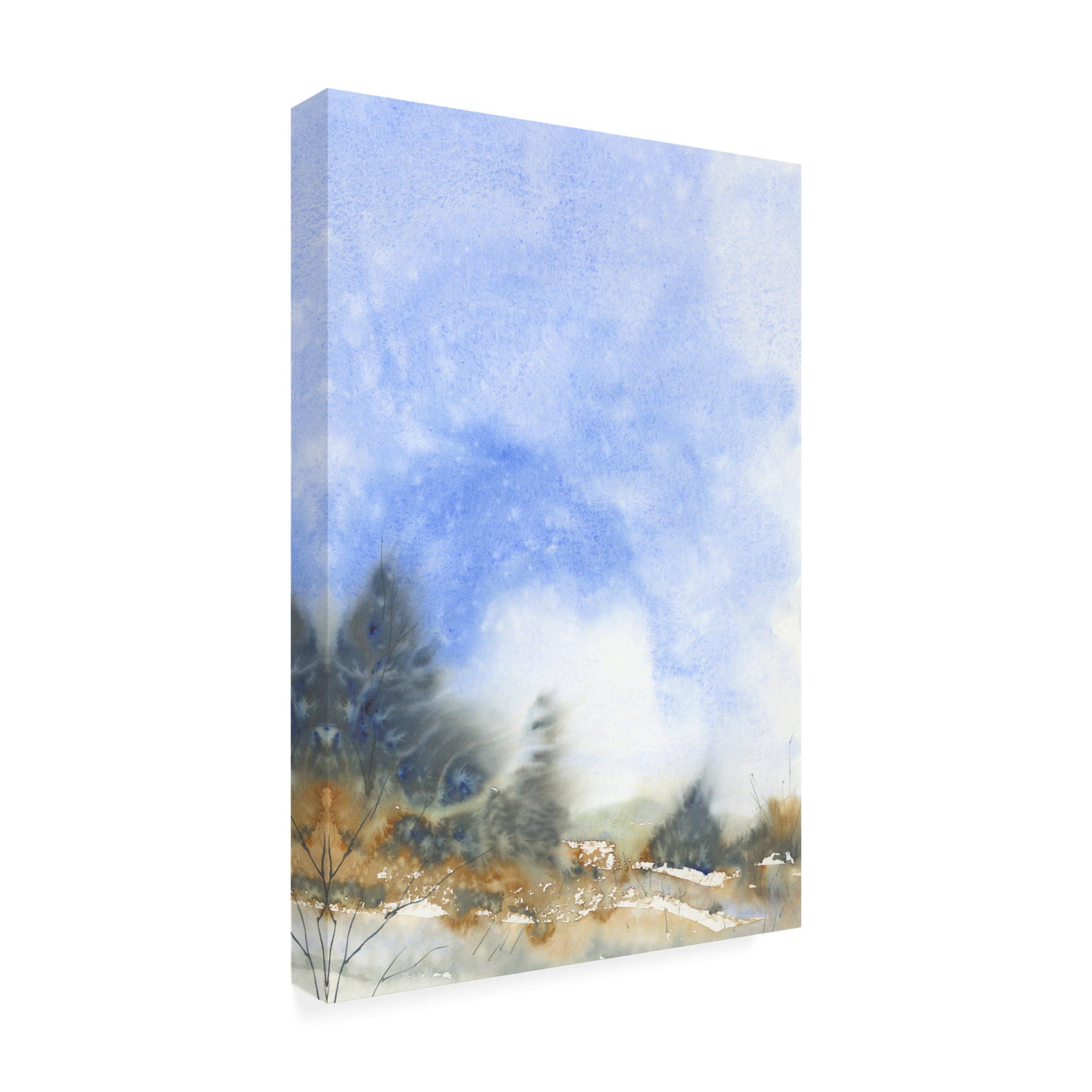 Canvas Wall Art - Randy Noble Fine Art 'Passing Shower' Wall Art for Living Room, Bedroom, or Office Décor by Trademark Fine Art - 22 x 32 Inches