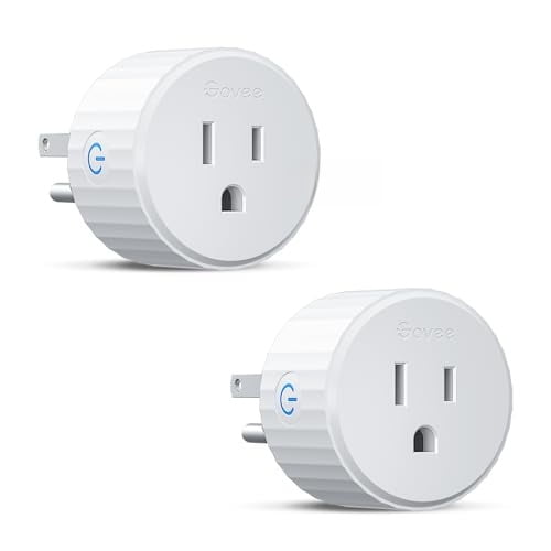 Smart Plug, WiFi Plugs Work with Alexa & Google Assistant, Smart Outlet with Timer & Group Controller, WiFi Outlet for Home, No Hub Required, ETL & FCC Certified, 2.4G WiFi Only, 2 Pack