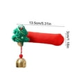 thumbnail image 3 of Kumdkd Green Christmas Door Handle Covers, Plush Polyester Door Knob Decorations, Easy Slip-On Festive Gloves for Home Cabinet & Entry Doors, Reusable Holiday Decor, 7.28x2.17x1.18in Set of 1, 3 of 6