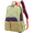 Green, variant on Mosiee Lightweight Nylon Backpack for Hiking Camping Travel Daily Use with Padded Strap Brown