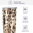 thumbnail image 4 of GZHJMY Leopard Tumbler with Lid & Straw,Reusable Double Wall Stainless Steel Vacuum Insulated Travel Mug, 4 of 7