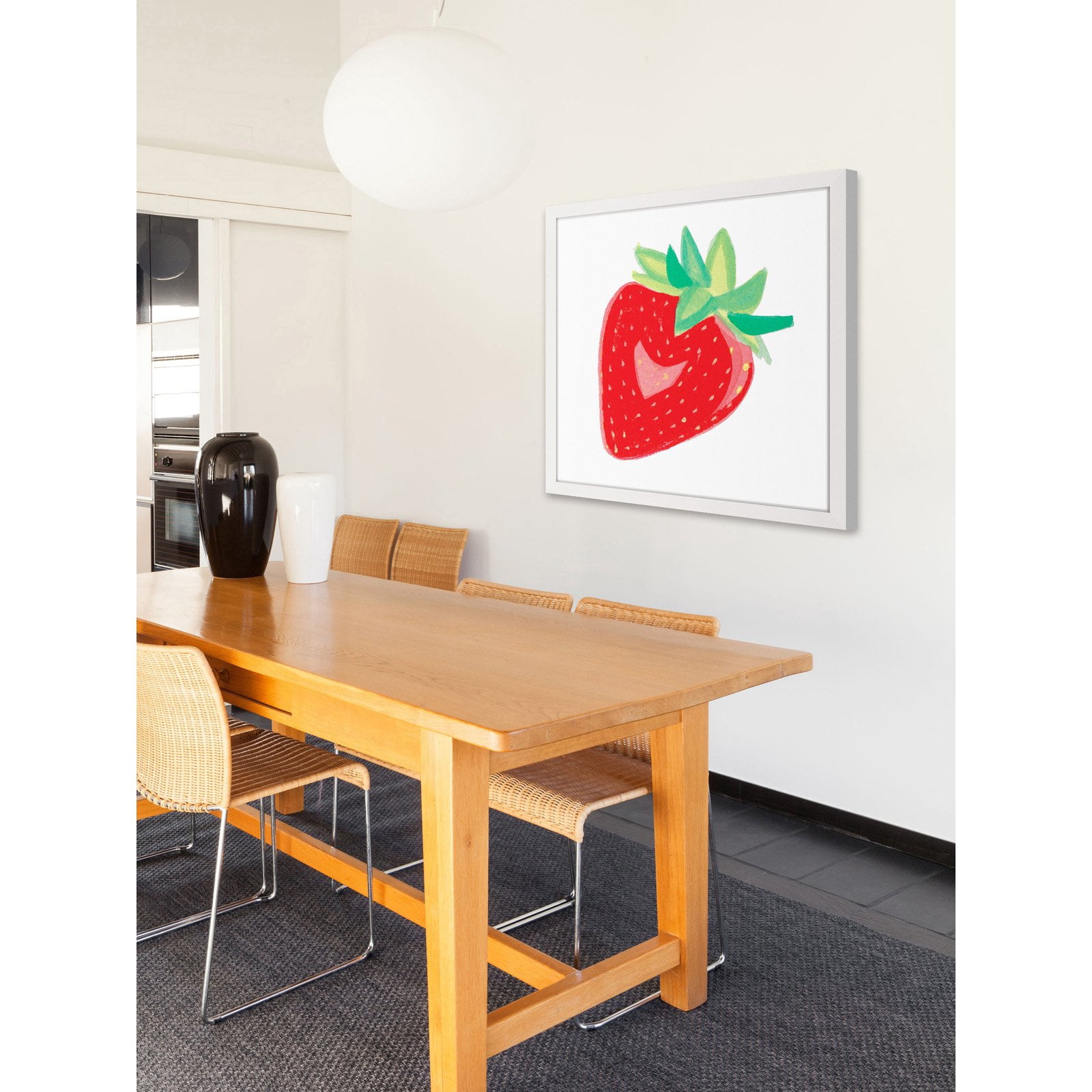Marmont Hill "Strawberry" by Molly Rosner Framed Painting Print