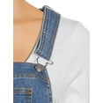 thumbnail image 2 of Time and Tru Maternity Women's Denim Pinafore Dress, 2 of 6