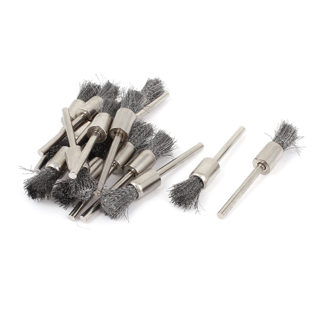 Details about   15pcs 5mm stainless Steel Pencil Wire Wheel Cup Brushes polishing Rotary Tool 