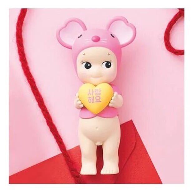 Sonny Angel-caja ciega de la serie Mensaje de amor, caja misteriosa Kawaii, Mini figura de Anime, decoración, juguete sorpresa, regalos del Día de San Valentín