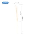 thumbnail image 2 of 25 Packs Faux Pampas Grass 21 Inch Artificial Pampas Grass for Home Decoration, Light Coffee, 2 of 6