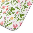 thumbnail image 4 of Microfibre Drying Mat for Kitchen Red Pink Flowers Leaf Dish Drying Drainer Mat Absorbent Drying Mat Washing Up for Glass, Plate & Cup 16inch X 18inch, 4 of 7
