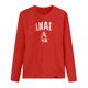 thumbnail image 3 of MHFRRA Camiseta de Manga Larga para Mujer con La Bandera del Día de Canadá y La Hoja de Arce Canadiense. Rojo, 3 of 3