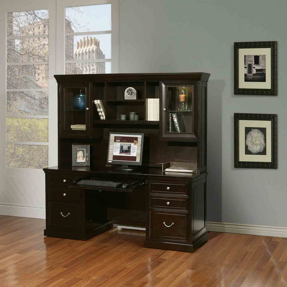 Martin Furniture Fulton Computer Desk with Optional Hutch