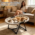 thumbnail image 4 of Elevated Pet Bed, Cooling Breathable Raised Rest Spot for Small Dogs and Cats, Indoor and Outdoor Use, Foldable Portable 22X16X10 Inch Pet Cot with Storage Carry Bag, 4 of 6