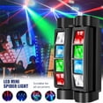 thumbnail image 2 of 90W 8 LEDs Spider Moving Head Stage Lighting, DMX Disco Party DJ Light with Dynamic Effects, for Home Parties, Discos, and Night Clubs, 2 of 10