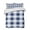 White Navy Blue, variant on Quilts Twin Size, Navy Blue White Buffalo Check Soft Comforter Bedding Set for Bed, Farmhouse Plaid Modern Geometric Lightweight Quilted Bedspread with Pillow Cover(2 Pieces), 68x86 Inch