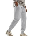 thumbnail image 4 of Mens Cargo Sweatpants 2025 Fall Fashion Baggy Comfy Casual Drawstring Hiking Joggers with Pockets, 4 of 9