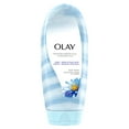 thumbnail image 2 of Olay Moisture Ribbons Plus Body Wash for Women, Shea and Blue Lotus, for All Skin Types, 18 fl oz, 2 of 9