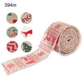 thumbnail image 1 of fastboy Christmas Ribbon Gift Wrapping Burlap Fabric Ribbon DIY Linen Xmas Tree Present Packaging Accessory, Type 6, 10m, 1 of 7