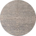 thumbnail image 1 of Ahgly Company Machine Washable Indoor Round Abstract Tan Brown Area Rugs, 8' Round, 1 of 7
