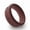 Burgundy, variant on ISFJ Personality Types Beveled Silicone Ring for Men Women Wedding Band
