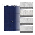 thumbnail image 4 of Cortina para Baño Mobi D Class Azul 180x180 cm, 4 of 4