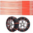 thumbnail image 1 of Juego de cadenas para nieve para coche, cadenas universales para neumáticos, cadenas antideslizantes para coche, cadenas para nieve de plástico, 1 of 5