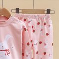 thumbnail image 5 of NOLDARES Infant Toddler Winter Clothes Outfits Long Sleeve Graphic Crewneck T-Shirt Sweatpants Cozy 2 Piece Set Size:9-10 Y,Pink, 5 of 5