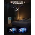 thumbnail image 4 of Portable Air Conditioner, 8000 BTU for Rooms Up to 350 Sq. Ft. 4 Modes with Remote Control Quiet AC, Dehumidifier, Fan Includes Window Installation Kit, 24-Hour Timer,Sleep Mode,White, 4 of 7