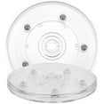thumbnail image 1 of MasteelfCA 2Pcs Clear Acrylic Turntable 360-degree Rotating Turntable Home Spice Turntable Desktop Turntable, 1 of 7