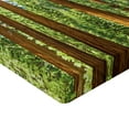 thumbnail image 2 of Ambesonne Nature Fitted Sheet, Braches in Spring, Twin XL Size, Green Brown, 2 of 3