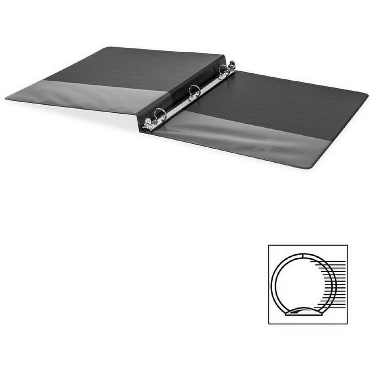 Business Source Basic Round Ring Binders - 1/2 Business Source Basic Round Ring Binders - 1/2