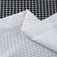 thumbnail image 4 of Dainty Home Waffle Weave Ombre Stripe Fabric Shower Curtain, 70" x 72" In Black, 4 of 6