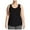 Black, variant on ELFINDEA Womens Tops Plus Size Tank Tops For Summer Tank Tops Loose Fit Casual Camisole Shirttail Tank Cyan 3X