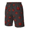 thumbnail image 5 of Naloa Red Ladybugs On Dark Background Men's Beach Shorts, Surfing shorts, Swim trunks, Quick Dry Swim Trunks for Surfing Beach Fun - Medium, 5 of 9