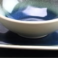 thumbnail image 2 of Gibson Elite Namastay 12 Piece Square Stoneware Dinnerware Set, Blue, 2 of 4